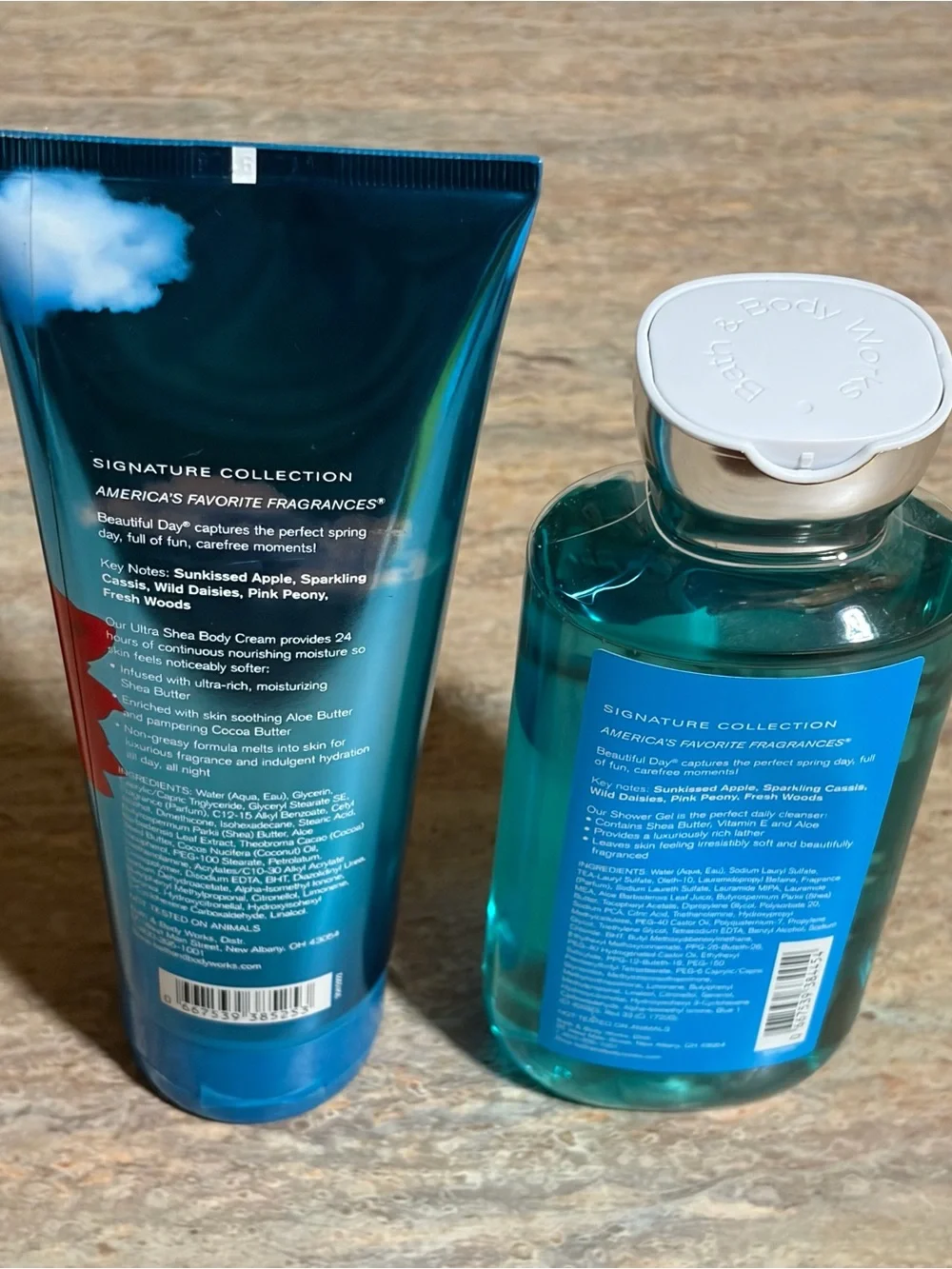 Bath & Body Works Beautiful Day Body Cream & Shower Gel Duo